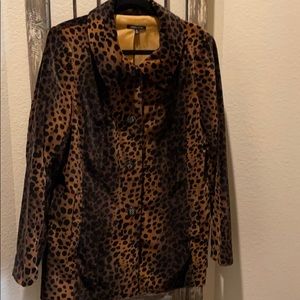 Rafaella Leopard Velvety Jacket